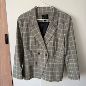 J. Crew Women's Gray Plaid Suit